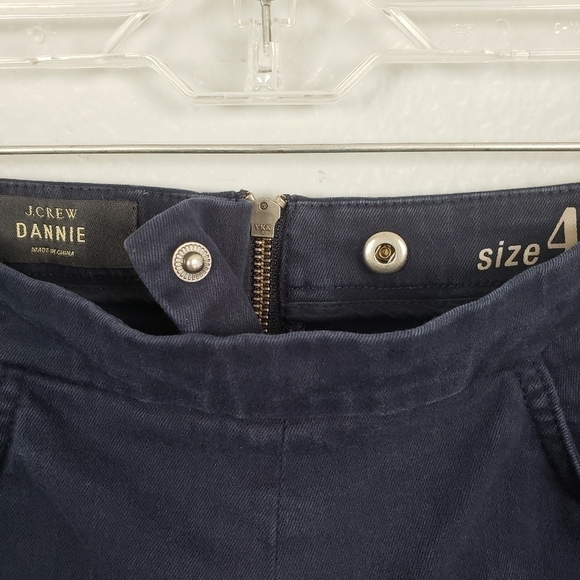 JCREW Dannie Skinny Ankle Pants Navy 4 Career Workwear Normcore Capsule Wardrobe - Picture 4 of 7